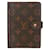 Louis Vuitton Agenda cover Brown Leather  ref.1375920