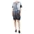 Marni Grey printed midi dress - size UK 4 Cotton  ref.1376080