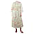 Autre Marque Multicoloured floral-printed midi dress - size XS Multiple colors Cotton  ref.1376105