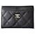 Chanel card holder Black Leather  ref.1376118