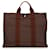 Hermès Brown Herline MM Tote Cloth Cloth  ref.1376215