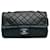Chanel Black Medium Bicolor Lambskin Graphic Flap Leather  ref.1376223