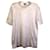 T-shirt à empiècements Lanvin en coton gris clair  ref.1376275