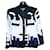 Chanel jacket 2020 Black White Blue Silk  ref.1376368