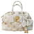 LOUIS VUITTON Bowly Polka Dot Panama Bag Beige Cloth  ref.1376539