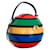 Borsa a forma di palla da spiaggia Moschino ULTRA RARA del 1998 Multicolore Pelle  ref.1376731