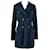 Chanel Nuevo abrigo negro con botones de joya CC. Algodón  ref.1376733