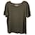 Isabel Marant Étoile gestreiftes T-Shirt aus grüner Baumwolle  ref.1376766