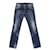 Jeans Dsquared2 effetto consumato in cotone blu  ref.1376774