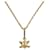 Céline Celine Triomphe Solitaire Chain Necklace  Metal Necklace 460XP6BRA.35OR in Good condition  ref.1376813