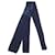 Hermès Hermes Cravate en soie de cheval tricotée Cravate en toile en bon état  ref.1376853