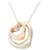 Tiffany & Co Sterling silver open heart double necklace Silvery  ref.1376976