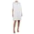 Marni Cream short-sleeved midi dress - size UK 8 Viscose  ref.1376979
