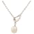 Tiffany & Co Colar de pérolas Lariat de coração aberto em prata esterlina  ref.1376989