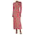Autre Marque Robe longue rouge imprimée fleurie - taille S Viscose  ref.1377003