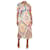 Etro Multicolour printed midi dress - size UK 16 Multiple colors Viscose  ref.1377008
