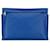 LOEWE – T-Clutch mit Anagramm-Repeat-Prägung in Blau Leder Kalbähnliches Kalb  ref.1377106