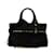 Bolso satchel negro de rafia con flecos de Prada  ref.1377114