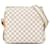 Louis Vuitton White Damier Azur Naviglio Leather Cloth  ref.1377136
