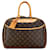 Louis Vuitton Brown Monogram Deauville Leather Cloth  ref.1377152