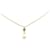 Collana con pendente in cristallo di perle finte dorate Dior D'oro Metallo Placcato in oro  ref.1377155