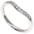 Tiffany & Co Curved band Silvery Platinum  ref.1377291