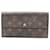 Louis Vuitton Portefeuille Sarah Marrom Lona  ref.1377379