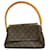 Louis Vuitton Mini looping Brown Cloth  ref.1377584