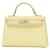 Hermès Kelly Yellow Leather  ref.1377642