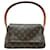 Louis Vuitton Mini looping Brown Cloth  ref.1377681