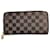 Louis Vuitton Portefeuille zippy Brown Cloth  ref.1377692