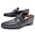 CHAUSSURES BERLUTI MOCASSINS 4641 GASPARD GALLET 7 41 CUIR PATINE LOAFERS Gris  ref.1377742