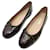 CHANEL SHOES BALLERINAS G02819 LOGO CC 36 BROWN LEATHER LEATHER SHOES Patent leather  ref.1377785