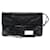 NEW BALENCIAGA ENVELOPE HAND POUCH BAG 224915 IN BLACK CLUTCH LEATHER  ref.1377802