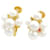 & Other Stories Other 18k Gold Pearl Cluster Earrings Metal Earrings in Excellent condition  ref.1377881