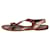 Bottega Veneta Bronze Python sandals Exotic leather  ref.1377916