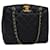 CHANEL Grand sac à bandoulière en chaîne Matelasse Peau Caviar Noir CC Auth fm3373A  ref.1377963