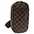 Bolsa de ombro LOUIS VUITTON Damier Ebene Pochette Gange N48048 Autenticação de LV fm3403  ref.1378006