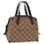 Bolsa de mão de lona GUCCI GG bege 124542 Auth 74207  ref.1378047