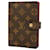 Louis Vuitton Agenda cover Brown Cloth  ref.1378365