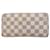 Louis Vuitton Zippy Branco Lona  ref.1378653