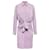 Robe chemise en popeline de coton lilas à ceinture Chloris d'Altuzarra Violet  ref.1378892