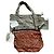 Borsa monospalla Campomaggi in pelle color cognac.