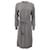Autre Marque Moncler Vestido de malha cinza de lã / caxemira com cinto de gravata Casimira  ref.1379016