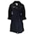Autre Marque AVN Black Ribbon Belt Wrap Trench Coat Cotton  ref.1379023
