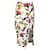 Autre Marque Falda midi arrugada con estampado floral multicolor de tiza de la colección Jason Wu Viscosa  ref.1379030