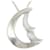 Tiffany & Co Crescent Moon Silvery Silver  ref.1379233