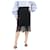 Burberry Jupe midi noire en broderie anglaise - taille UK 12 Coton  ref.1379302