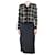 Marni Black checkered silk-blend cardigan - size UK 8  ref.1379306
