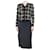 Marni Cardigan nero a quadri in misto seta - taglia UK 8  ref.1379306